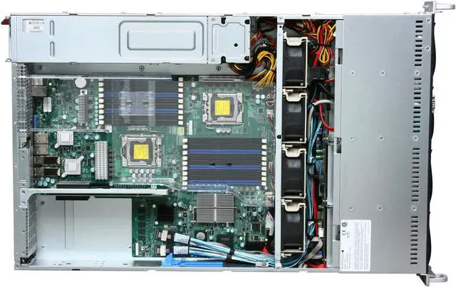 Alt view image 6 of 8 - SUPERMICRO SYS-6026T-6RFT+ 2U Rackmount Server Barebone Dual LGA 1366 Intel 5520 DDR3 1333/1066/800
