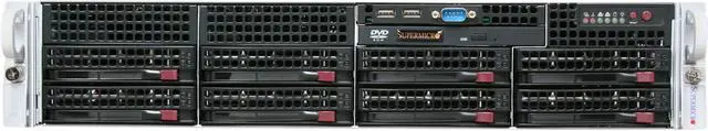 Alt view image 2 of 8 - SUPERMICRO SYS-6026T-6RF+ 2U Rackmount Server Barebone Dual LGA 1366 Intel 5520 DDR3 1333/1066/800
