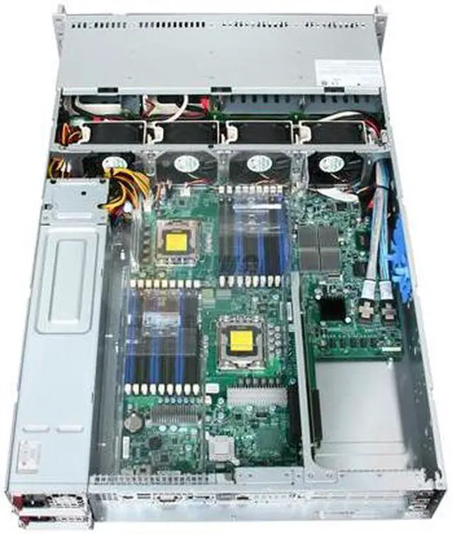 Alt view image 5 of 8 - SUPERMICRO SYS-6026T-6RF+ 2U Rackmount Server Barebone Dual LGA 1366 Intel 5520 DDR3 1333/1066/800
