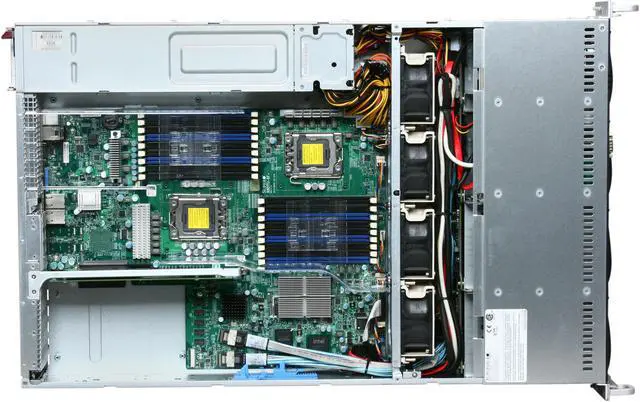 Alt view image 6 of 8 - SUPERMICRO SYS-6026T-6RF+ 2U Rackmount Server Barebone Dual LGA 1366 Intel 5520 DDR3 1333/1066/800
