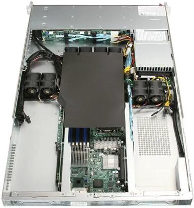 Alt view image 4 of 6 - SUPERMICRO SYS-1026GT-TF 1U Rackmount Server Barebone Dual LGA 1366 Intel 5520 DDR3 1333/1066/800