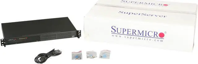 Alt view image 5 of 5 - SUPERMICRO SYS-5015A-EHF-D525 1U Intel Atom D525 Dual Gigabit LAN w/ IPMI Server Barebone