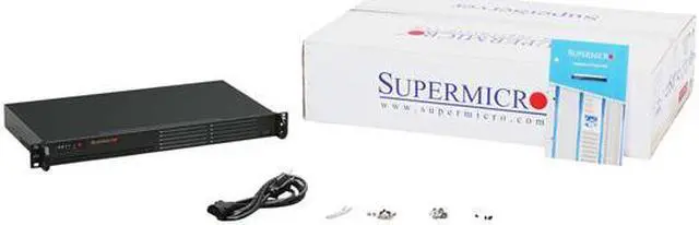 Alt view image 6 of 6 - SUPERMICRO SYS-5015A-EHF 1U Intel Atom D510 Dual Gigabit LAN Server Barebone