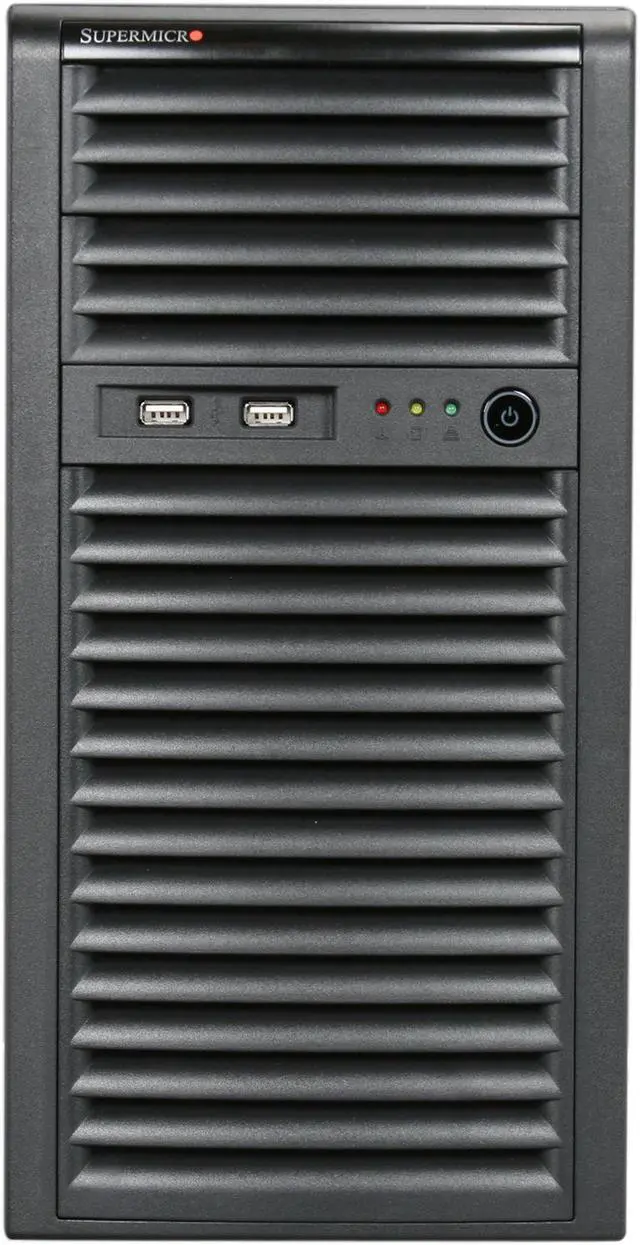 Alt view image 2 of 9 - SUPERMICRO SYS-5037C-I Pedestal Server Barebone LGA 1155 Intel C202 DDR3 1333/1066
