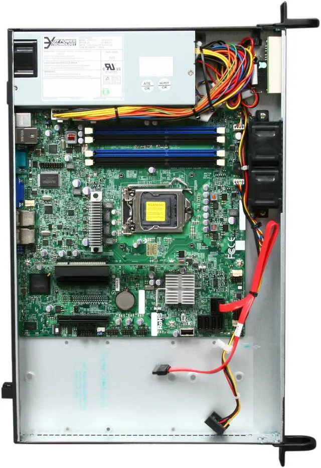 Alt view image 6 of 7 - SUPERMICRO SYS-5017C-LF 1U Rackmount Server Barebone LGA 1155 Intel C202 DDR3 1333/1066/800