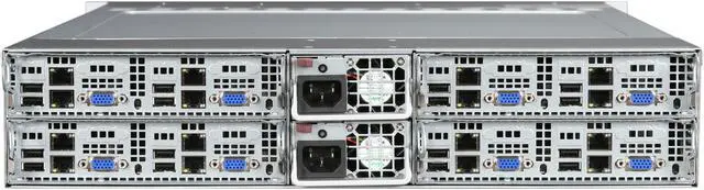 Alt view image 4 of 7 - SUPERMICRO SYS-2015TA-HTRF 2U Rackmount Server Barebone (8 Nodes) DDR3 800