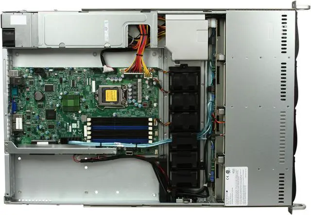Alt view image 6 of 7 - SUPERMICRO SYS-5016I-NTF 1U Rackmount Server Barebone LGA 1156 Intel 3420 DDR3 1333/1066/800