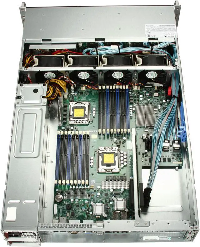 Alt view image 5 of 8 - SUPERMICRO SYS-2026T-6RFT+ 2U Rackmount Server Barebone Dual LGA 1366 Intel 5520 DDR3 1333/1066/800