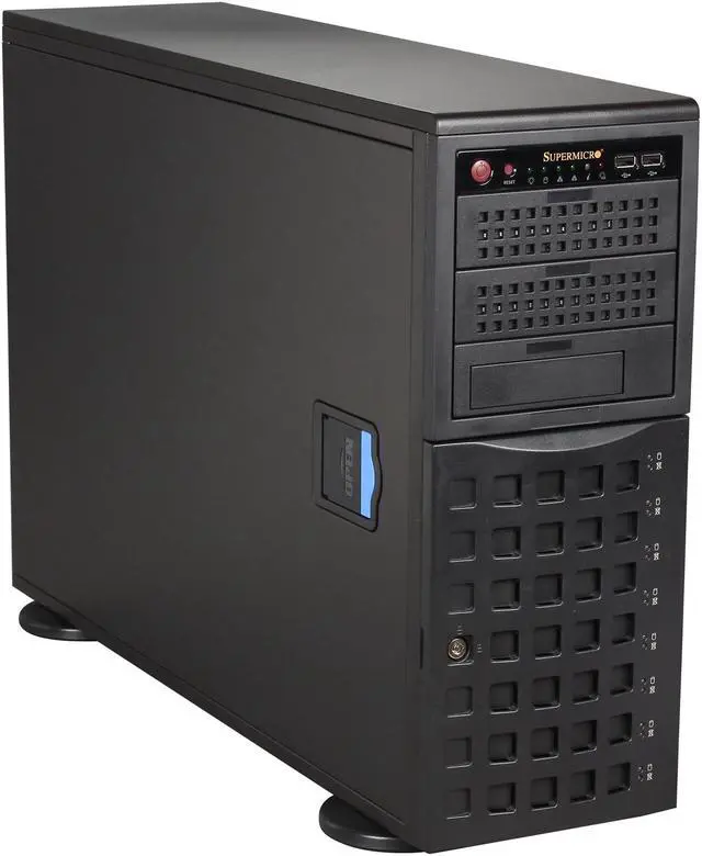 Main image of SUPERMICRO SYS-7046T-NTR+ 4U Rackmountable / Tower Server Barebone Dual LGA 1366 Intel 5520 DDR3 1333/1066/800