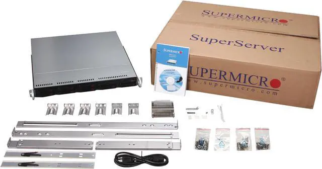 Alt view image 8 of 8 - SUPERMICRO SYS-1017R-MTF 1U Rackmount Server Barebone LGA 2011 Intel C602 DDR3 1600/1333/1066