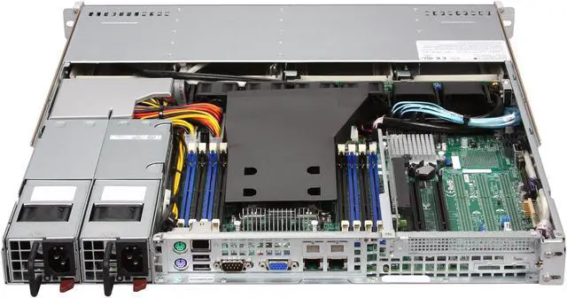 Alt view image 5 of 8 - SUPERMICRO SYS-5017R-MTRF 1U Rackmount Server Barebone LGA 2011 Intel C602 DDR3 1600/1333/1066