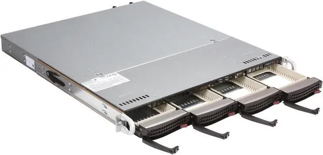 Alt view image 7 of 8 - SUPERMICRO SYS-5017R-MTRF 1U Rackmount Server Barebone LGA 2011 Intel C602 DDR3 1600/1333/1066
