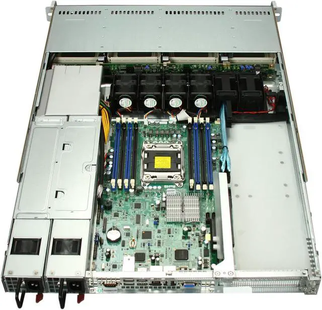 Alt view image 5 of 7 - SUPERMICRO SYS-5017R-WRF 1U Rackmount Server Barebone LGA 2011 Intel C602 DDR3 1600/1333/1066