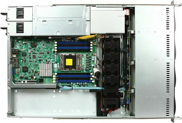 Alt view image 6 of 7 - SUPERMICRO SYS-5017R-WRF 1U Rackmount Server Barebone LGA 2011 Intel C602 DDR3 1600/1333/1066