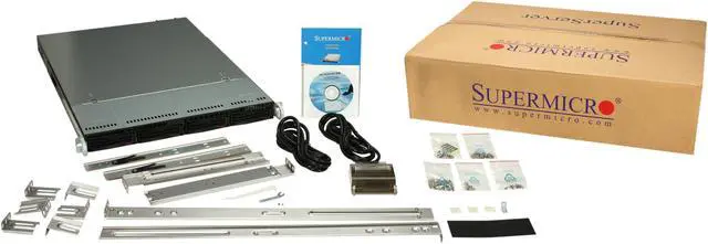 Alt view image 7 of 7 - SUPERMICRO SYS-5017R-WRF 1U Rackmount Server Barebone LGA 2011 Intel C602 DDR3 1600/1333/1066