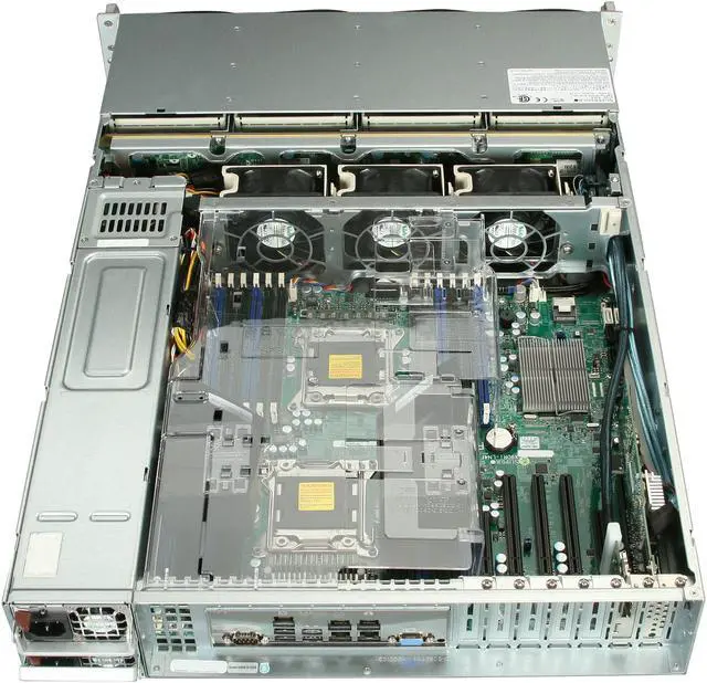 Alt view image 5 of 7 - SUPERMICRO SSG-6027R-E1R12N 2U Rackmount Server Barebone Dual LGA 2011 Intel C602 DDR3 1600/1333/1066/800