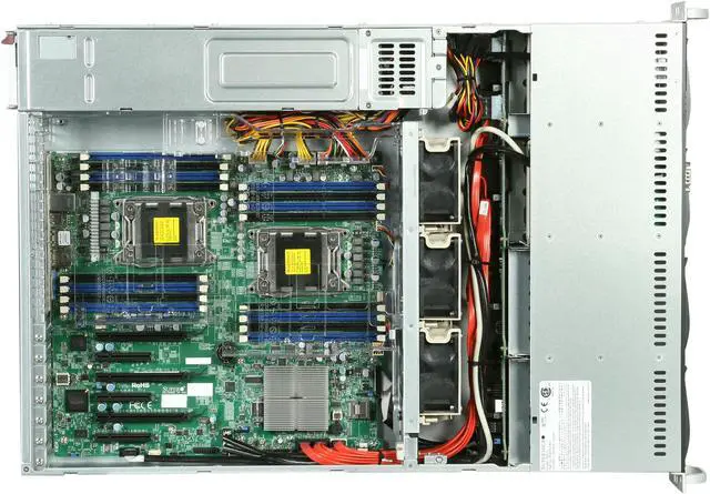Alt view image 6 of 7 - SUPERMICRO SYS-6027R-TRF 2U Rackmount Server Barebone Dual LGA 2011 Intel C602 DDR3 1600 / 1333 / 1066 / 800