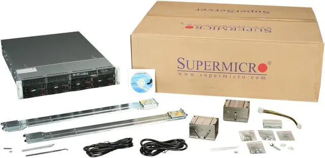 Alt view image 7 of 7 - SUPERMICRO SYS-6027R-TRF 2U Rackmount Server Barebone Dual LGA 2011 Intel C602 DDR3 1600 / 1333 / 1066 / 800