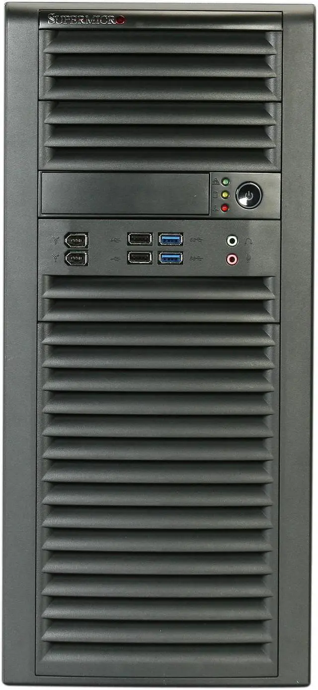 Alt view image 2 of 9 - SUPERMICRO SYS-7037A-I Mid-Tower Server Barebone Dual LGA 2011 Intel C602 DDR3 1600/1333/1066/800