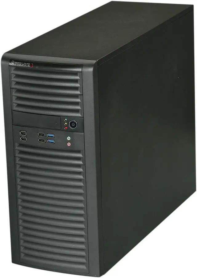 Alt view image 3 of 9 - SUPERMICRO SYS-7037A-I Mid-Tower Server Barebone Dual LGA 2011 Intel C602 DDR3 1600/1333/1066/800