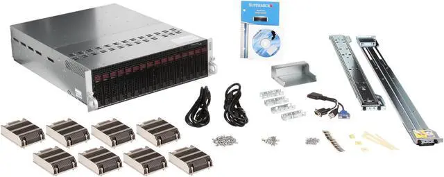 Alt view image 6 of 7 - SUPERMICRO SYS-5037MC-H8TRF 3U Rackmount Server Barebone (Eight Nodes) LGA 1155 (per node) Intel C204 PCH DDR3 1333/1066