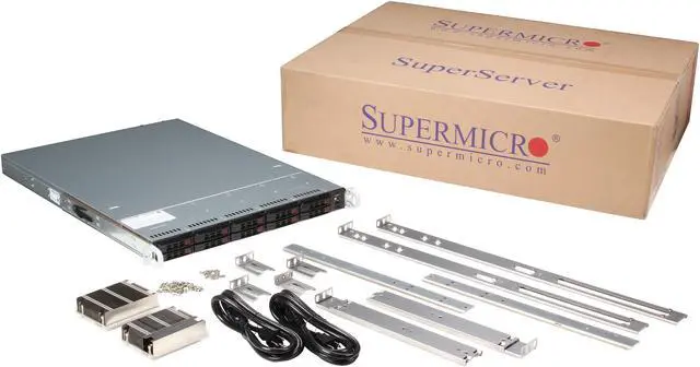 Alt view image 8 of 8 - SUPERMICRO SYS-1027R-N3RF 1U Rackmount Server Barebone Dual LGA 2011 Intel C606 DDR3 1600/1333/1066/800