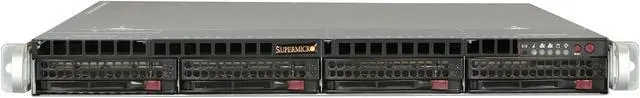 Alt view image 2 of 7 - SUPERMICRO SYS-6017R-N3RF4+ 1U Rackmount Server Barebone Dual LGA 2011 Intel C606 DDR3 1600/1333/1066/800