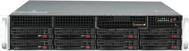 Alt view image 2 of 7 - SUPERMICRO SYS-6027R-N3RF 2U Rackmount Server Barebone Dual LGA 2011 Intel C606 DDR3 1600/1333/1066/800