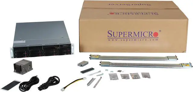 Alt view image 7 of 7 - SUPERMICRO SYS-6027R-N3RF 2U Rackmount Server Barebone Dual LGA 2011 Intel C606 DDR3 1600/1333/1066/800