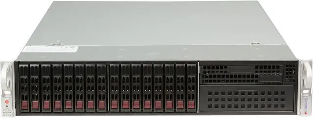 Alt view image 2 of 8 - SUPERMICRO SYS-2027R-WRF 2U Rackmount Server Barebone Dual LGA 2011 Intel C602 DDR3 1600/1333/1066/800