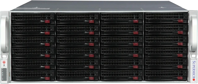 Alt view image 2 of 7 - SUPERMICRO SSG-6047R-E1R24N 4U Rackmount Server Barebone Dual LGA 2011 Intel C602 DDR3 1600/1333/1066/800