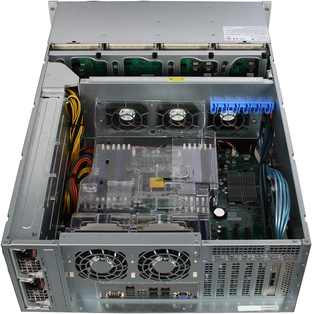 Alt view image 5 of 7 - SUPERMICRO SSG-6047R-E1R24N 4U Rackmount Server Barebone Dual LGA 2011 Intel C602 DDR3 1600/1333/1066/800