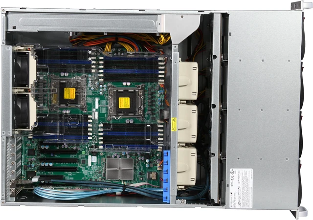 Alt view image 6 of 7 - SUPERMICRO SSG-6047R-E1R24N 4U Rackmount Server Barebone Dual LGA 2011 Intel C602 DDR3 1600/1333/1066/800