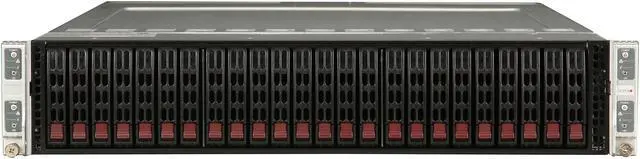 Alt view image 2 of 7 - SUPERMICRO SYS-2027TR-HTRF+ 2U Rackmount Server Barebone (Four Nodes) Dual LGA 2011 (Per Node) Intel C602 DDR3 1600/1333/1066/800