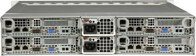 Alt view image 4 of 7 - SUPERMICRO SYS-2027TR-HTRF+ 2U Rackmount Server Barebone (Four Nodes) Dual LGA 2011 (Per Node) Intel C602 DDR3 1600/1333/1066/800