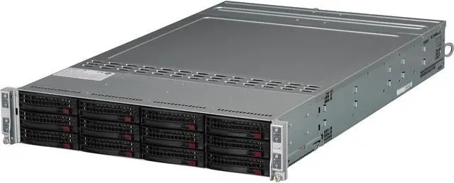 Main image of SUPERMICRO SYS-6027TR-H71RF+ 2U Rackmount Server Barebone (Four Nodes) Dual LGA 2011 (Per Node) Intel C602 DDR3 1600/1333/1066/800