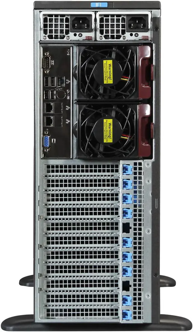 Alt view image 8 of 9 - SUPERMICRO SYS-7047GR-TPRF 4U Rackmountable / Tower Server Barebone Dual LGA 2011 Intel C602 DDR3 1333/1066/800
