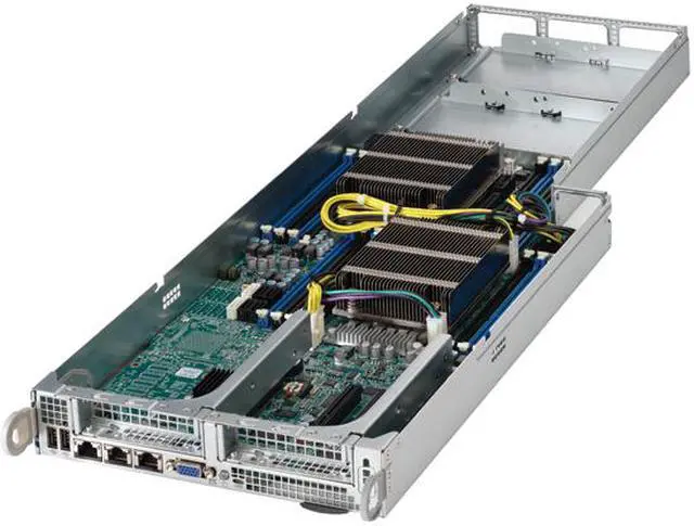 Alt view image 2 of 3 - SUPERMICRO SYS-F617R2-FT 4U Rackmount Server Barebone (8 Nodes) Dual LGA 2011 Intel C602 DDR3 1600/1333/1066/800