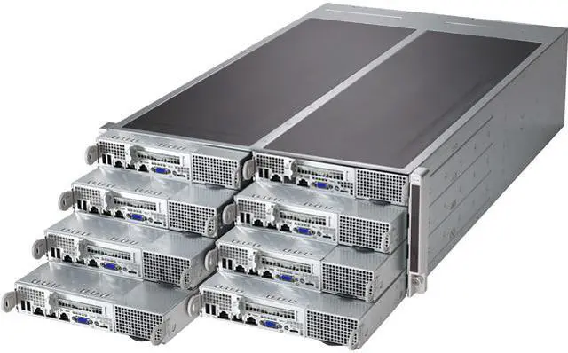 Main image of SUPERMICRO SYS-F617R3-FT 4U Rackmount Server Barebone (8 Nodes) Dual LGA 2011 Intel C602 DDR3 1600/1333/1066/800