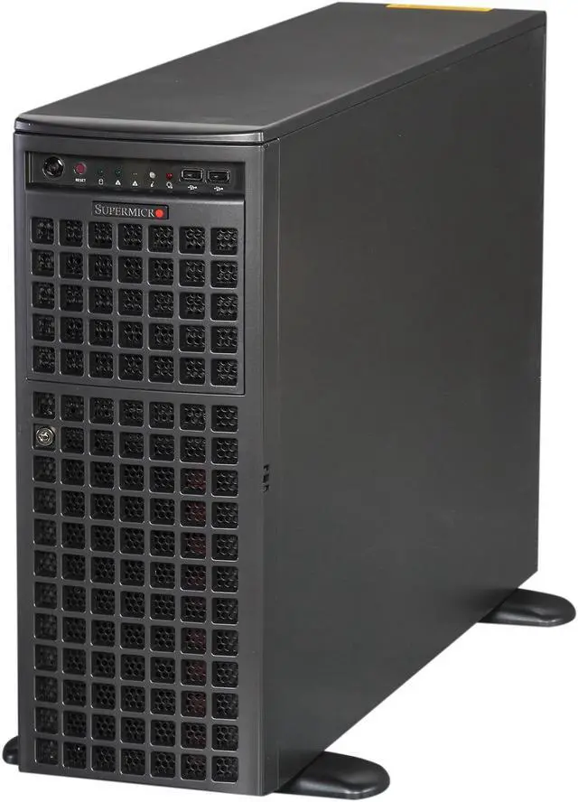 Alt view image 3 of 9 - SUPERMICRO SYS-7047AX-TRF 4U Rackmountable / Tower Server Barebone Dual LGA 2011 Intel C602 DDR3 1600/1333/1066/800