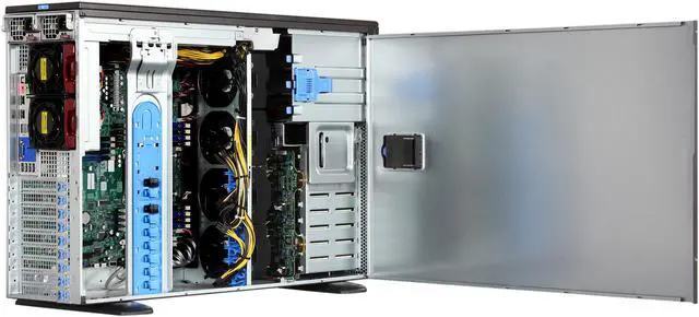 Alt view image 5 of 9 - SUPERMICRO SYS-7047AX-TRF 4U Rackmountable / Tower Server Barebone Dual LGA 2011 Intel C602 DDR3 1600/1333/1066/800