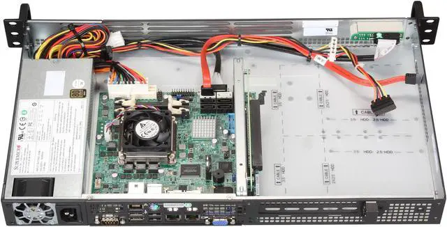 Alt view image 5 of 7 - SUPERMICRO SYS-5017P-TF 1U Rackmount Server Barebone BGA-1023 Intel QM77 DDR3 1333/1066/800