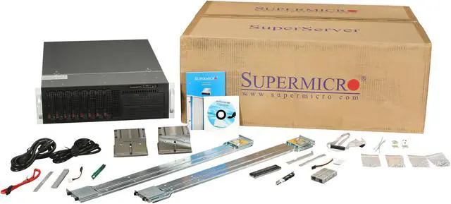 Alt view image 7 of 7 - SUPERMICRO SYS-6037R-TXRF 3U Rackmount Server Barebone Dual LGA 2011 Intel C602 DDR3 1600/1333/1066/800