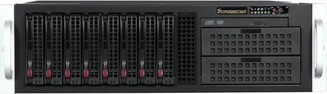 Alt view image 2 of 7 - SUPERMICRO SYS-6037R-72RF 3U Rackmount Server Barebone Dual LGA 2011 Intel C602 DDR3 1600/1333/1066/800