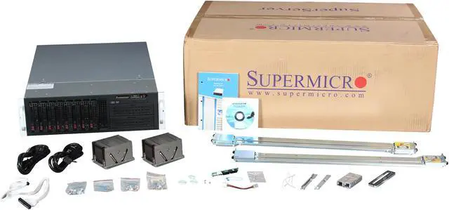 Alt view image 7 of 7 - SUPERMICRO SYS-6037R-72RF 3U Rackmount Server Barebone Dual LGA 2011 Intel C602 DDR3 1600/1333/1066/800