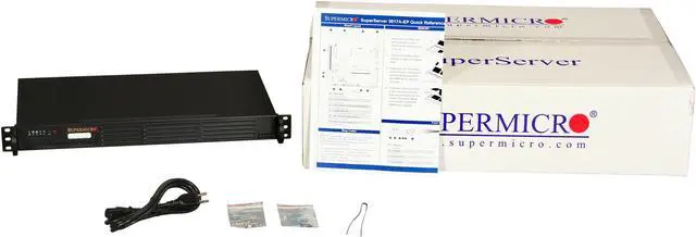 Alt view image 5 of 5 - SUPERMICRO SYS-5017A-EP 1U Rackmount Server Barebone FCBGA559 Intel NM10 Express Chipset DDR3 1066