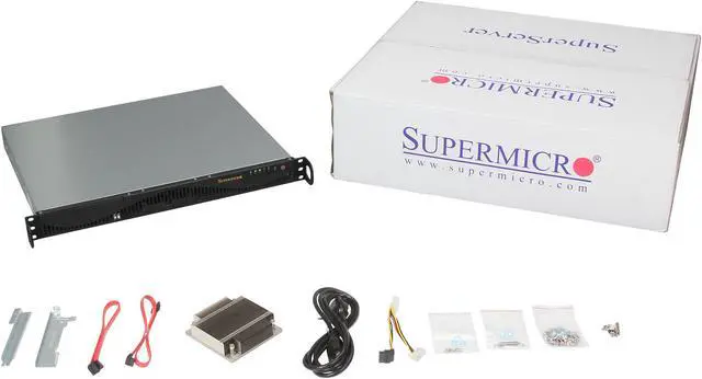 Alt view image 7 of 8 - SUPERMICRO SYS-5018D-MF 1U Rackmount Server Barebone LGA 1150 Intel C222 Express PCH DDR3 1600