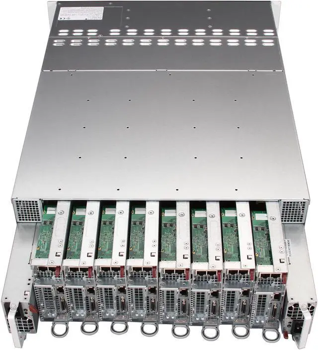 Alt view image 5 of 7 - SUPERMICRO SYS-5038ML-H8TRF Rack Server Barebone (8 Nodes) LGA 1150 Intel C224 chipset DDR3 1600/1333