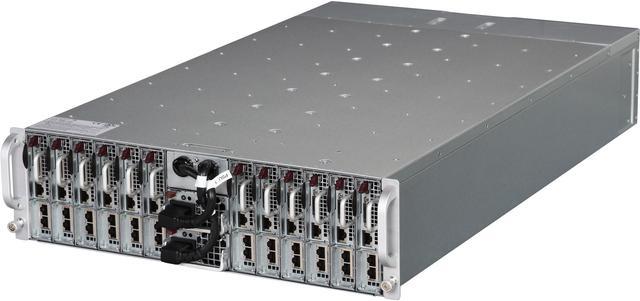 SUPERMICRO SYS-5038ML-H12TRF 3U Rackmount Server Barebone (12 Nodes) LGA  1150 Intel C224 DDR3 1600/1333