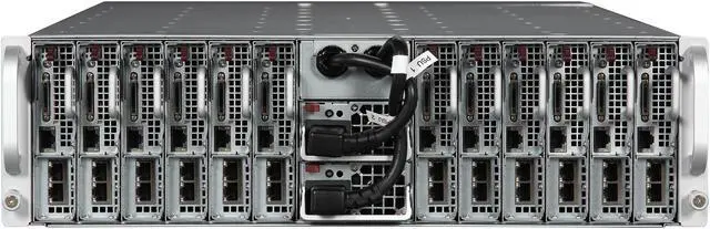 Alt view image 2 of 5 - SUPERMICRO SYS-5038ML-H12TRF 3U Rackmount Server Barebone (12 Nodes) LGA 1150 Intel C224 DDR3 1600/1333